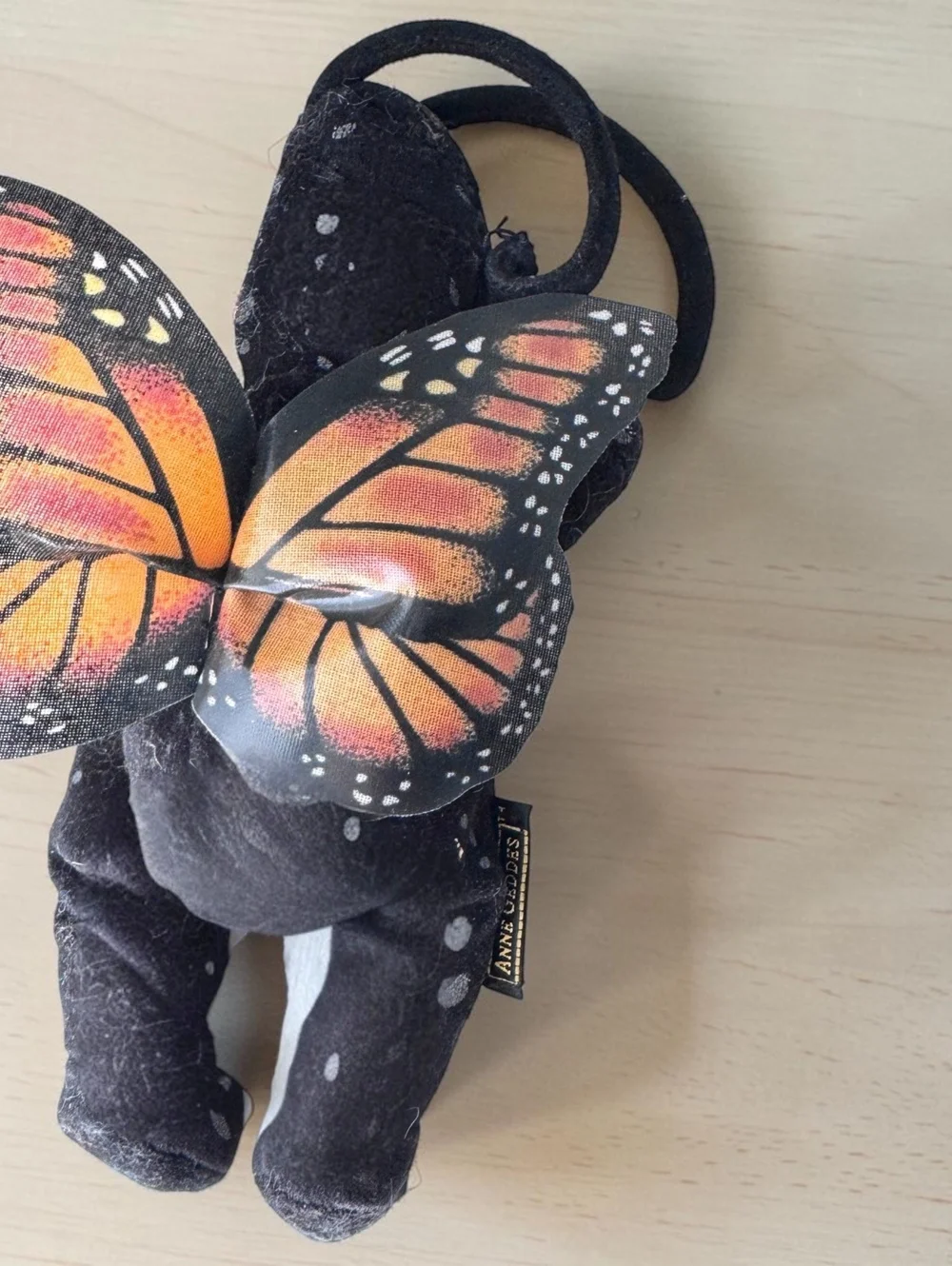Anne Geddes Baby Doll Monarch Butterfly Costume Unimax Plush 10 Inch Collectible